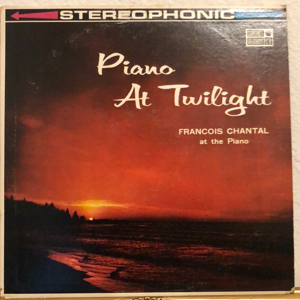 Chopin Performed by Pianist Francois Chantel Vinyl Lp